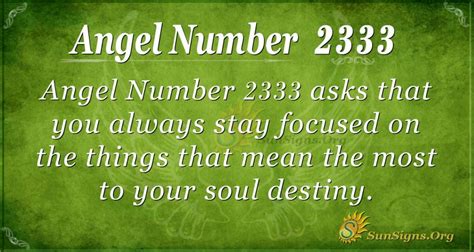 2333 angel number|Angel Number 2333 Meaning: Avoid Distractions